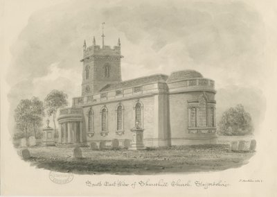 Shareshill Church by John Buckler