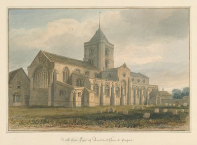 Sussex - Arundel Church, 1804 by John Buckler