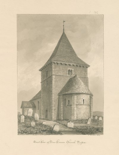 Sussex - Newhaven Church by John Buckler