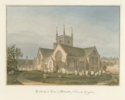Sussex - Petworth Church by John Buckler