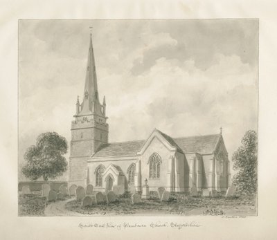 Wombourne Church by John Buckler