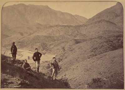 Soldiers on Hillside by John Burke