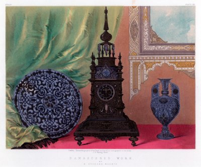 Damascened Work, 19th century by John Burley Waring