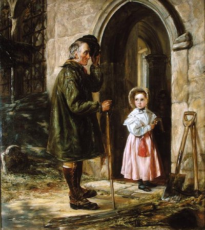 The Contrast: Youth and Age by John Callcott Horsley