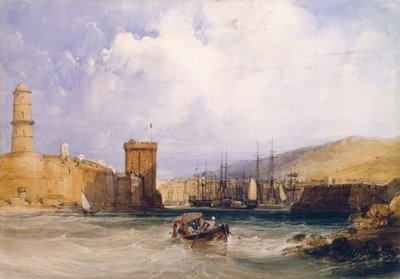 The Entrance to Marseilles Harbour by John Callow