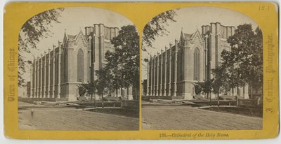 Cathedral of the Holy Name, Chicago, c.1870 by John Carbutt