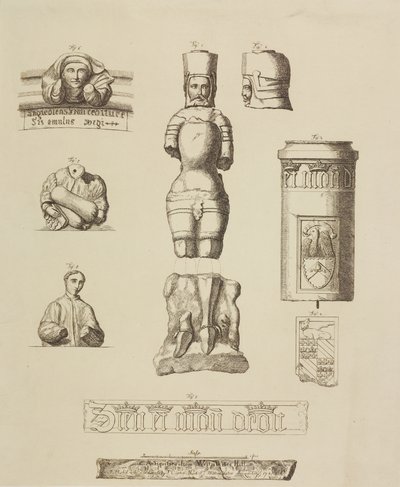 Antiquities from Westminster Hall by John Carter