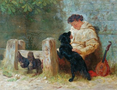 His Only Friend by John Charles Dollman
