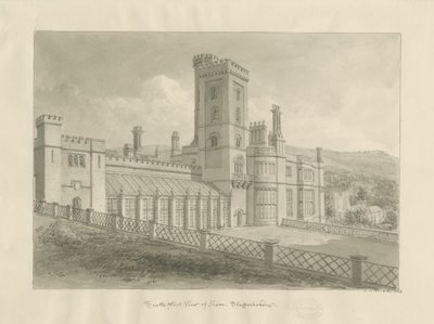 Ilam Hall by John Chessell Buckler