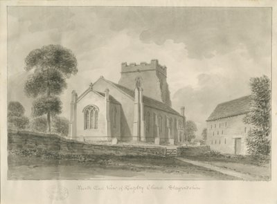 Kingsley Church, 1841 by John Chessell Buckler