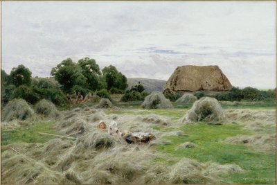 Hayfield by John Clayton Adams