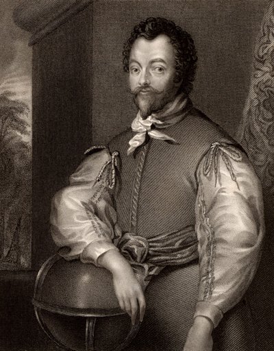 Portrait of Francis Drake by John Cochran