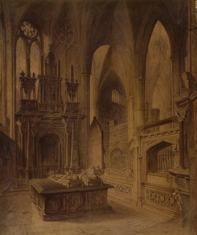 Chapel of St. John the Baptist, Westminster Abbey by John Coney