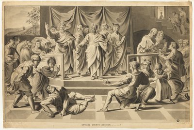 Death of Ananias by John Constable