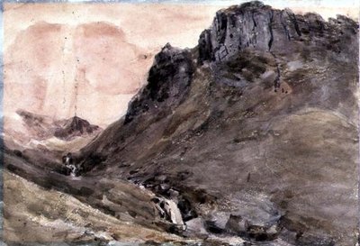 Eagle Crag, Borrowdale by John Constable
