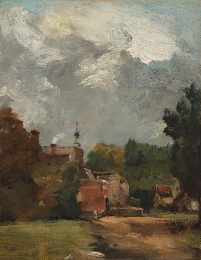 East Bergholt Church by John Constable