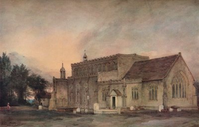 East Bergholt Church from the South-East by John Constable