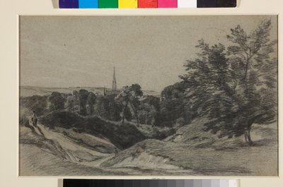 Salisbury Cathedral from Old Sarum by John Constable