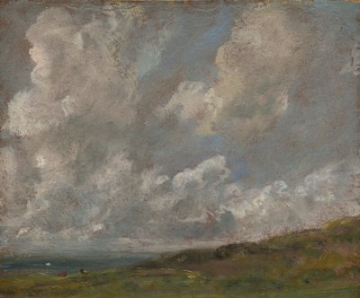 Study of Clouds over a Landscape by John Constable