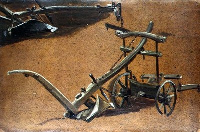 Study of Two Ploughs by John Constable