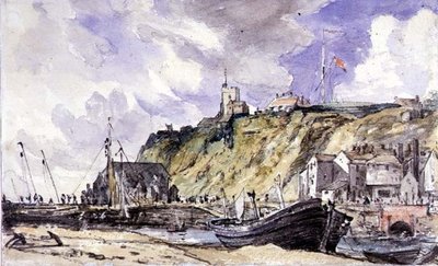 The Harbour, Folkestone by John Constable