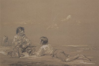 The Young Boat-builders by John Constable
