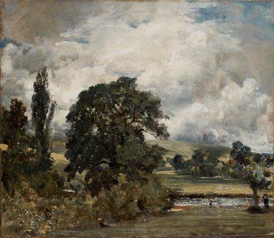 Water Meadows near Salisbury by John Constable