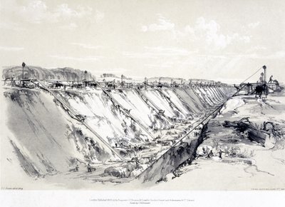 Tring Cutting, 19th June 1837 by John Cooke Bourne