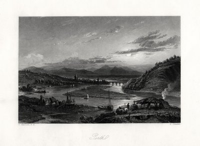 Perth, Australia, 19th century by John Cousen
