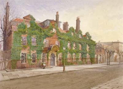 Fairfax House, High Street, Putney, London, 1887 by John Crowther