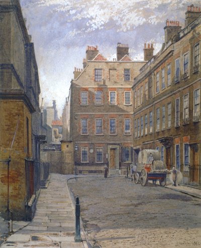 Gough Square, London by John Crowther