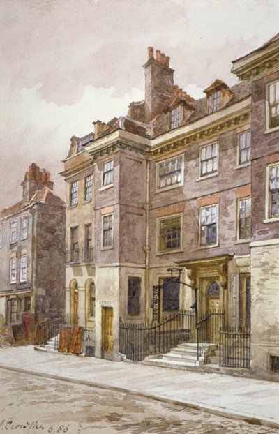 View of Mansell Street, London, 1886 by John Crowther