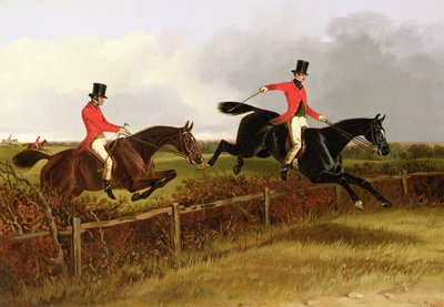 Taking a Hedge and Rail by John Dalby