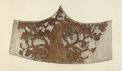 Peacock Stern Carving by John Davis