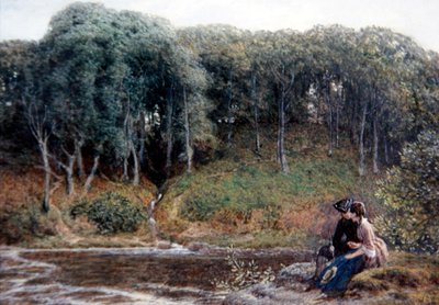 Lovers by a Lake by John Dawson Watson