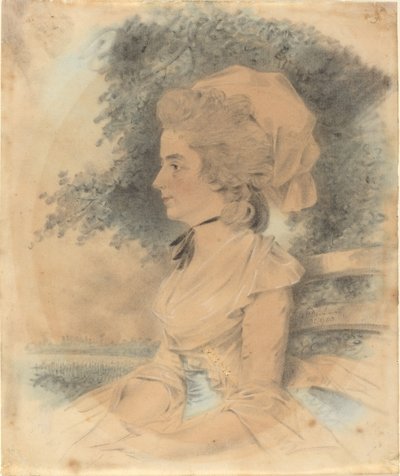 Mrs. George Mills by John Downman