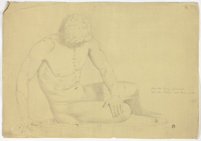 Statue of the Dying Gaul by John Downman