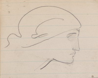 Untitled [Female profile] by John Duncan