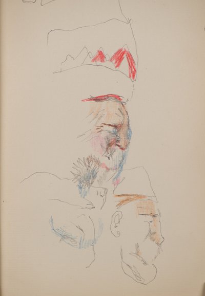 Untitled [Profile faces] by John Duncan