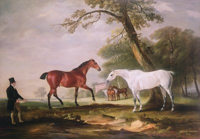 Hunters at Melton Mowbray, 1826 by John E. Ferneley