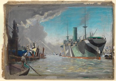 On London River by John Everett