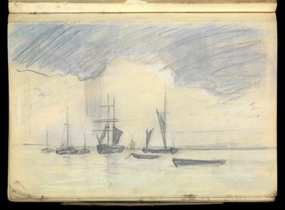 Seascape, Sketchbook by John Everett