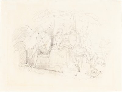 Lovers under a Tree by John Everett Millais