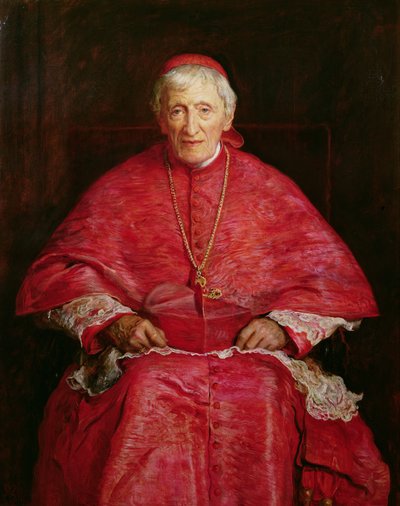 Portrait of Cardinal Newman by John Everett Millais