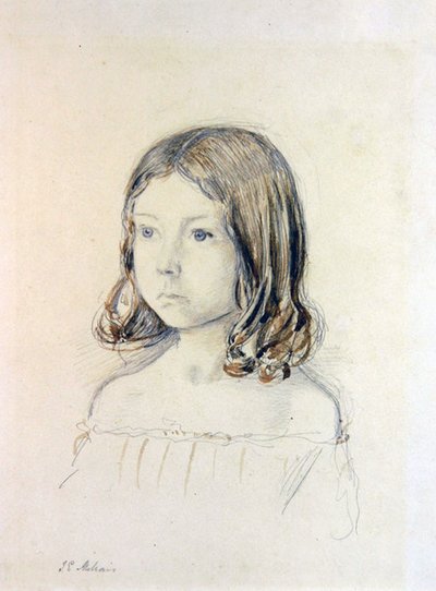 Portrait of Mary Gertrude Holmes by John Everett Millais