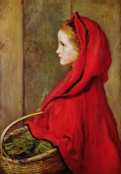 Red Riding Hood by John Everett Millais