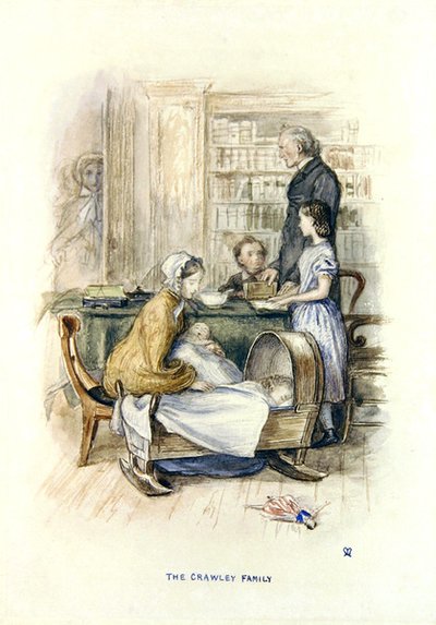 The Crawley Family by John Everett Millais