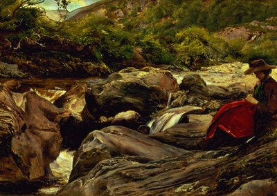 The Waterfall by John Everett Millais