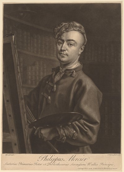 Philip Mercier by John Faber II after Philip Mercier