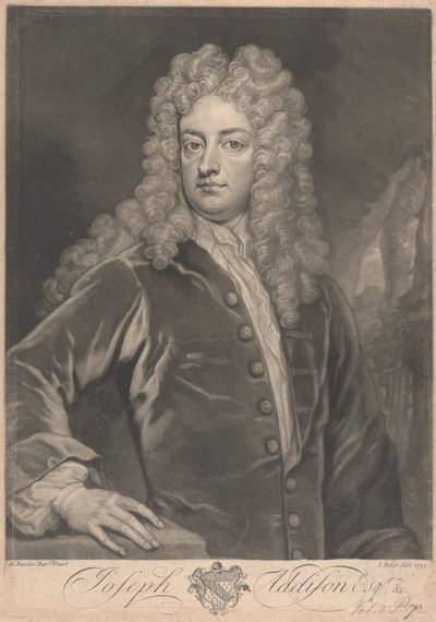 Joseph Addison Esq. by John Faber the younger